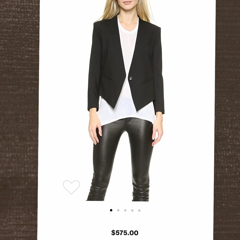 NWT Helmut Lang Tuxedo Blazer